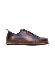Ann Demeulemeester Brown Leather Sneakers 156038